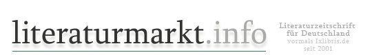 Logo: literaturmarkt.info. Der literarische Markt in Buchbesprechungen